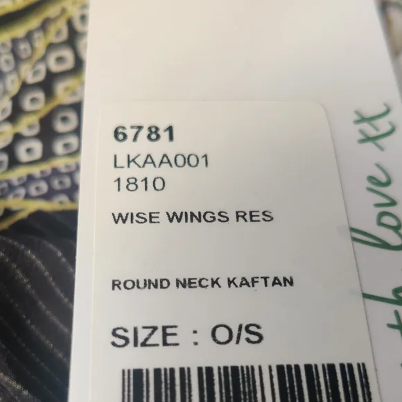 Camilla Round Neck Kaftan Wise Wings Nwt - Picture 7 of 13